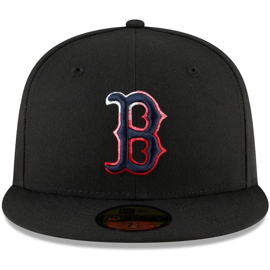 New Era Boston Red Sox Black Color Dupe 59FIFTY Fitted Hat - Image 2