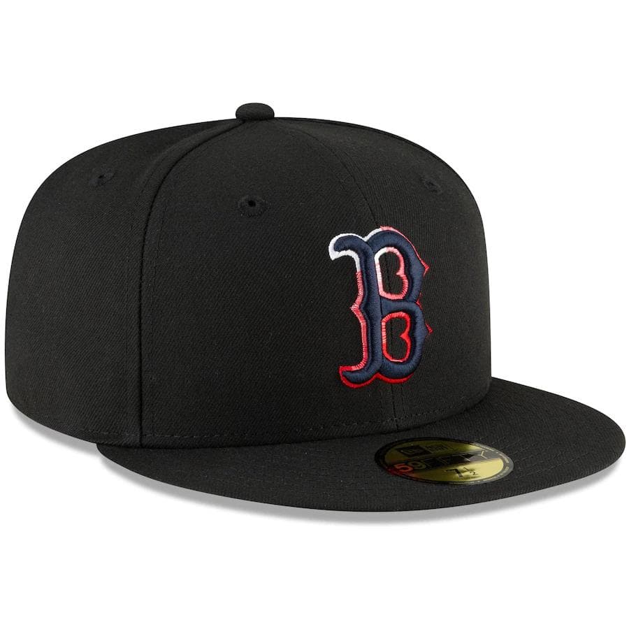 New Era Boston Red Sox Black Color Dupe 59FIFTY Fitted Hat - Image 3