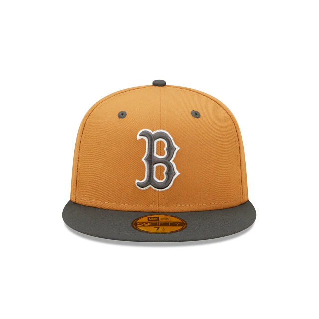 New Era  Boston Red Sox Color Pack Tan 2022 59FIFTY Fitted Hat - Image 2