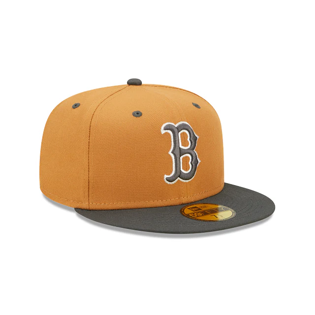 New Era  Boston Red Sox Color Pack Tan 2022 59FIFTY Fitted Hat - Image 3