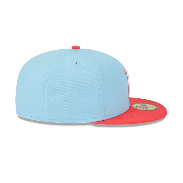 New Era Boston Red Sox Colorpack Blue 2023 59FIFTY Fitted Hat - Image 5