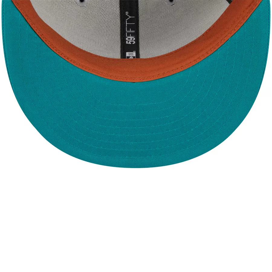 New Era Boston Red Sox Gray/Teal 2023 59FIFTY Fitted Hat - Image 2