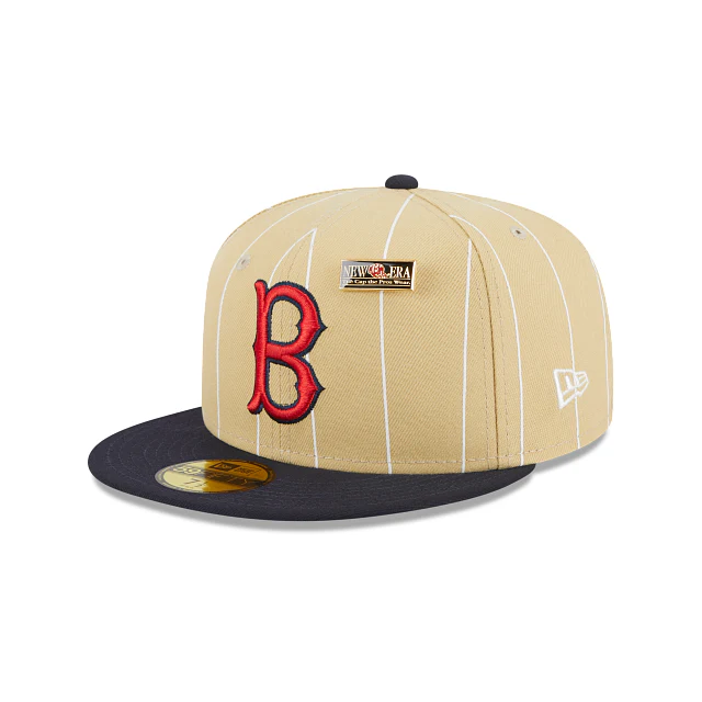 New Era Boston Red Sox Pinstripe '59FIFTY Day' 2023 59FIFTY Fitted Hat - Image 3