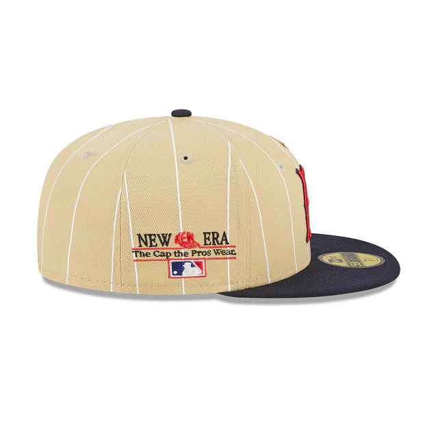 New Era Boston Red Sox Pinstripe '59FIFTY Day' 2023 59FIFTY Fitted Hat - Image 4