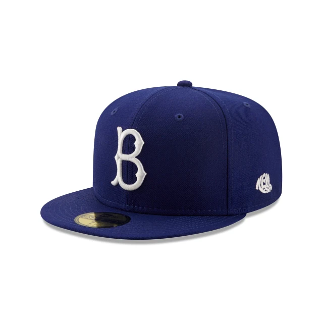 New Era Brooklyn Dodgers 1955 Logo History 59FIFTY Fitted Hat - Image 2