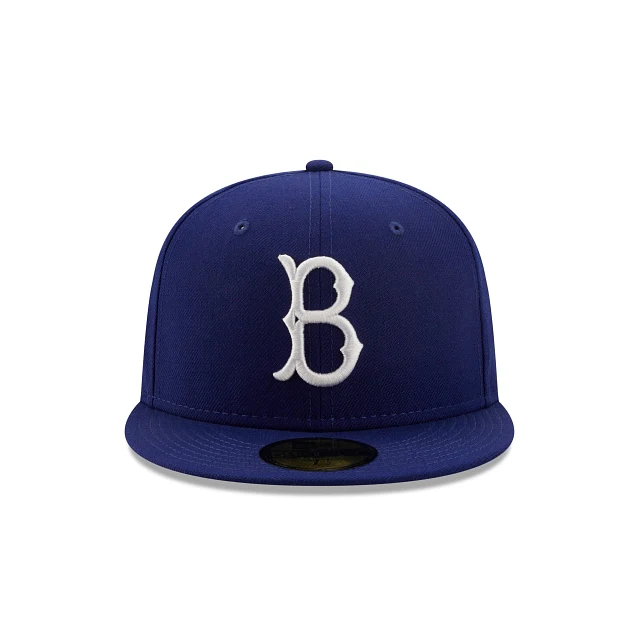 New Era Brooklyn Dodgers 1955 Logo History 59FIFTY Fitted Hat - Image 3