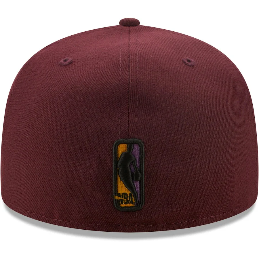 New Era Brooklyn Nets Maroon Color Pack 59FIFTY Fitted Hat - Image 3