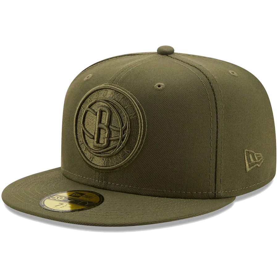 New Era Brooklyn Nets Olive Color Pack 59FIFTY Fitted Hat