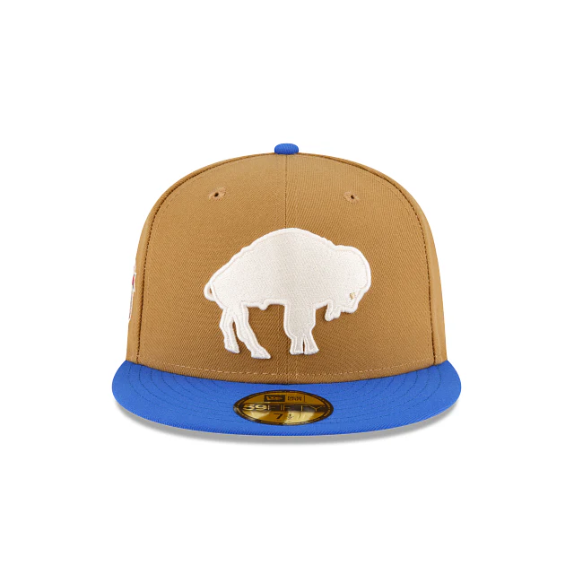 New Era Buffalo Bills Ivory Wheat 2023 59FIFTY Fitted Hat - Image 2