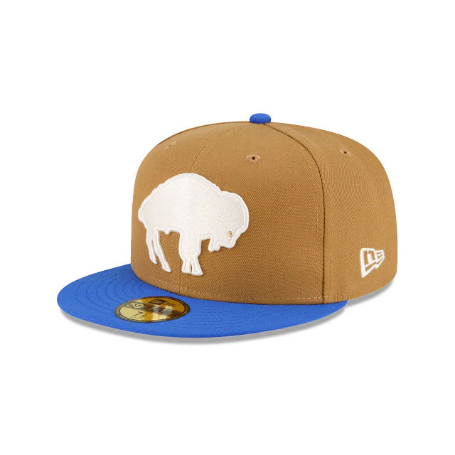 New Era Buffalo Bills Ivory Wheat 2023 59FIFTY Fitted Hat - Image 3