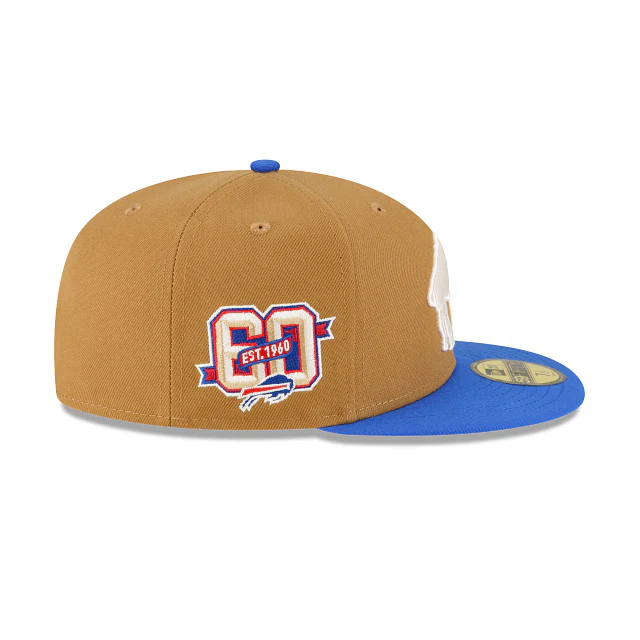 New Era Buffalo Bills Ivory Wheat 2023 59FIFTY Fitted Hat - Image 4