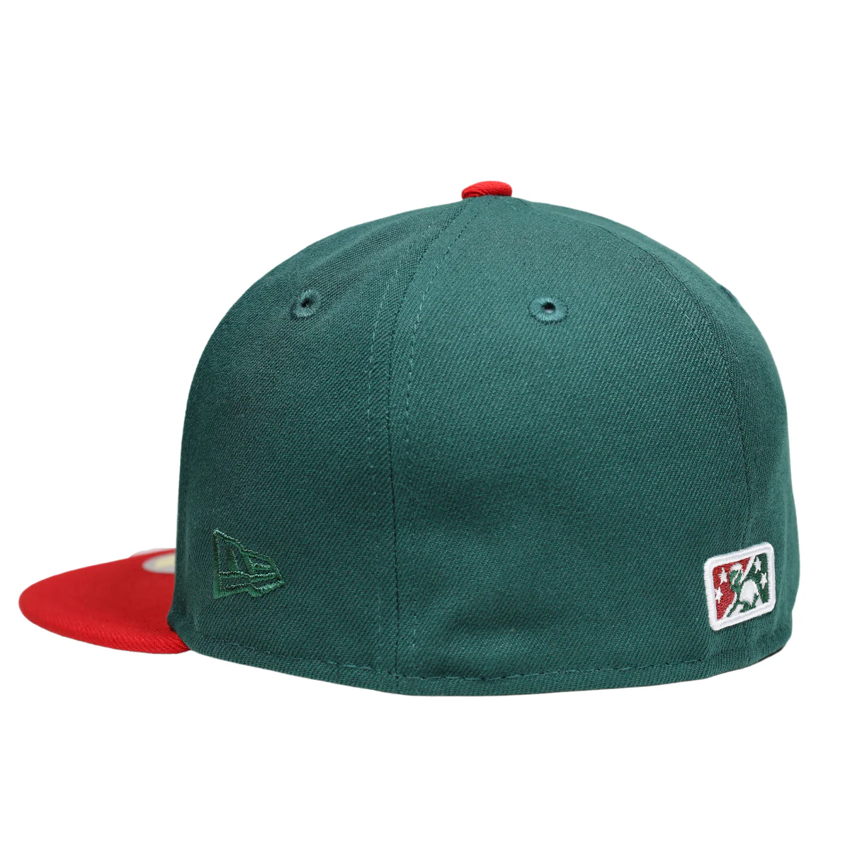 New Era Buffalo Bisons Buster Dark Green/Red 59FIFTY Fitted Hat - Image 8