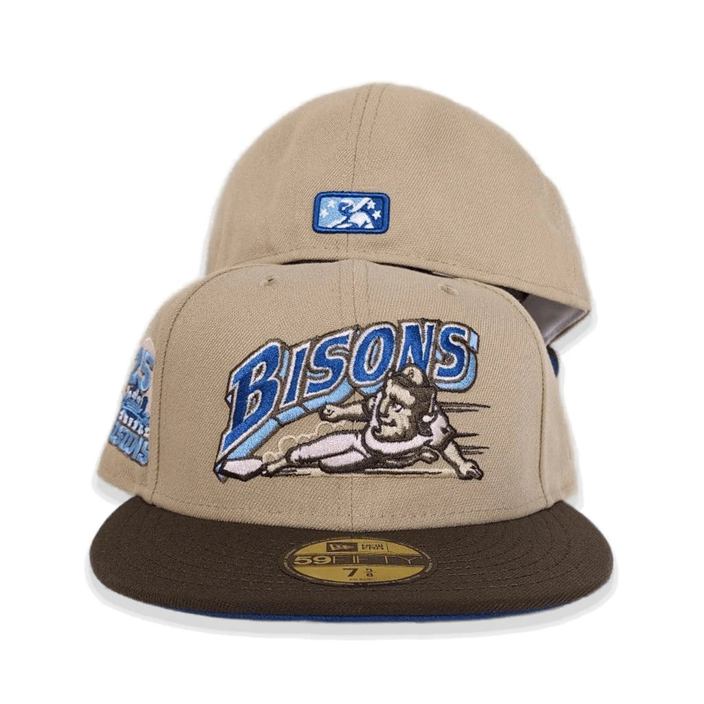 New Era Buffalo Bisons Tan/Brown 25th Years 59FIFTY Fitted Hat - Image 5