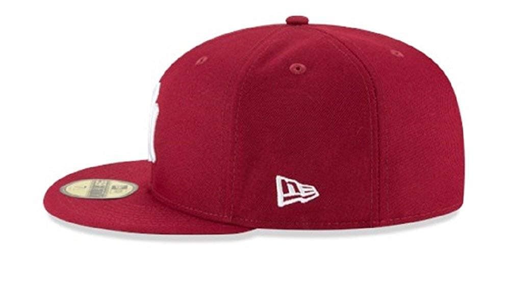 New Era New York Yankees Burgundy 59FIFTY Fitted Hat - Image 5