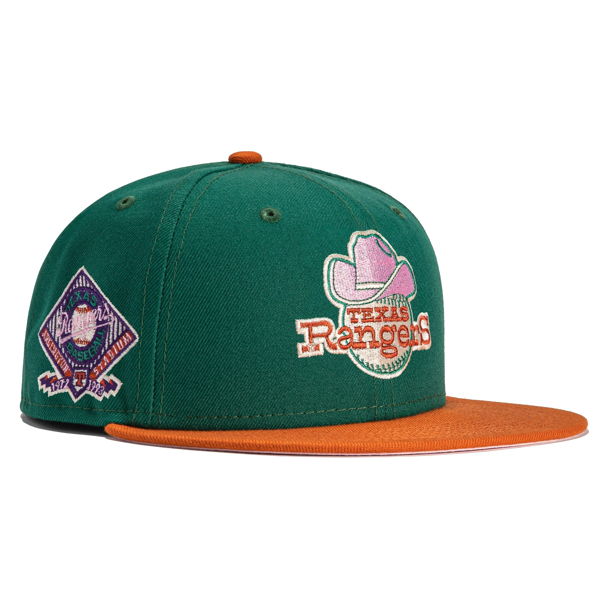 New Era Cactus Fruit Texas Rangers Arlington Stadium 59FIFTY Fitted Hat