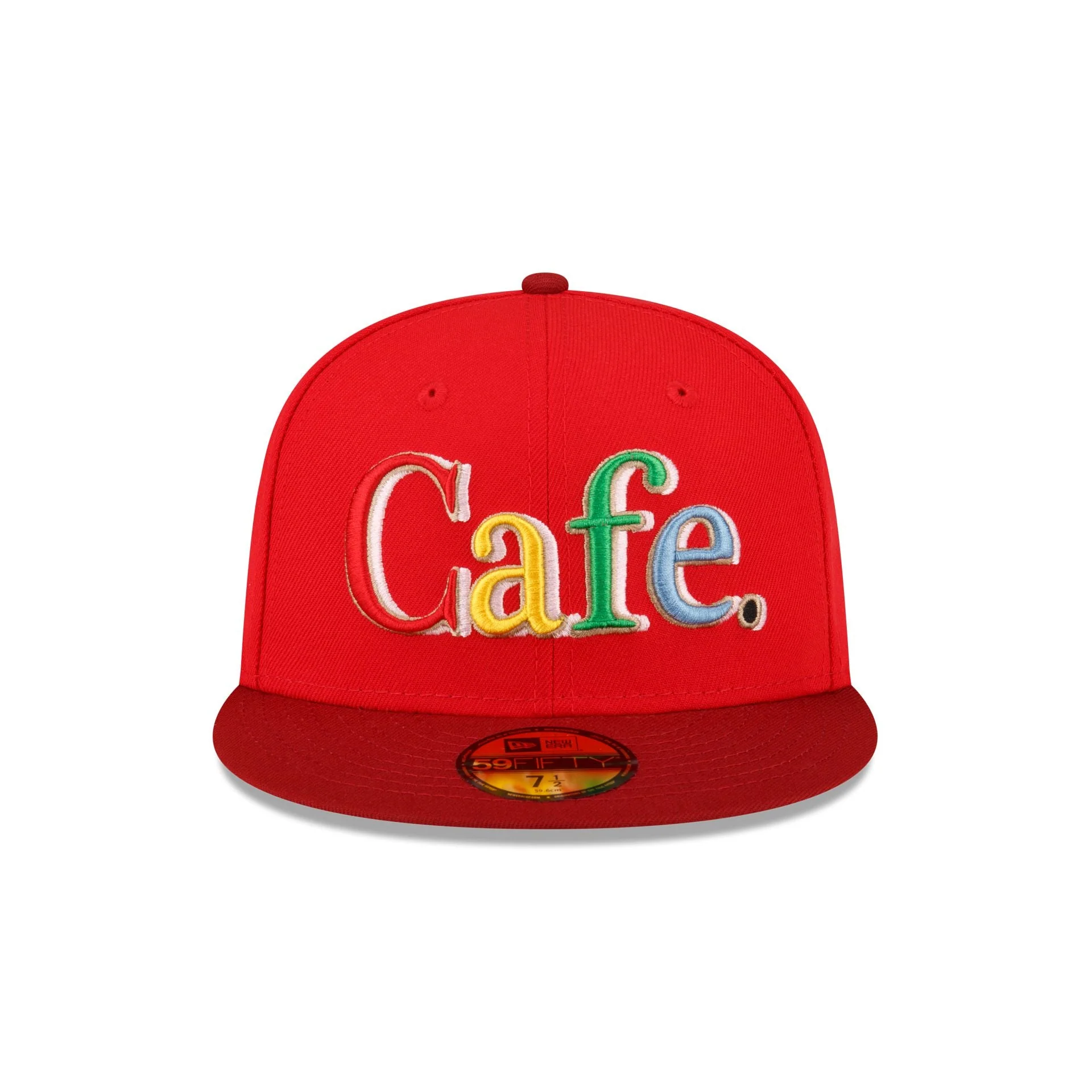 New Era Cafe X New Era Red 2023 59FIFTY Fitted Hat - Image 2