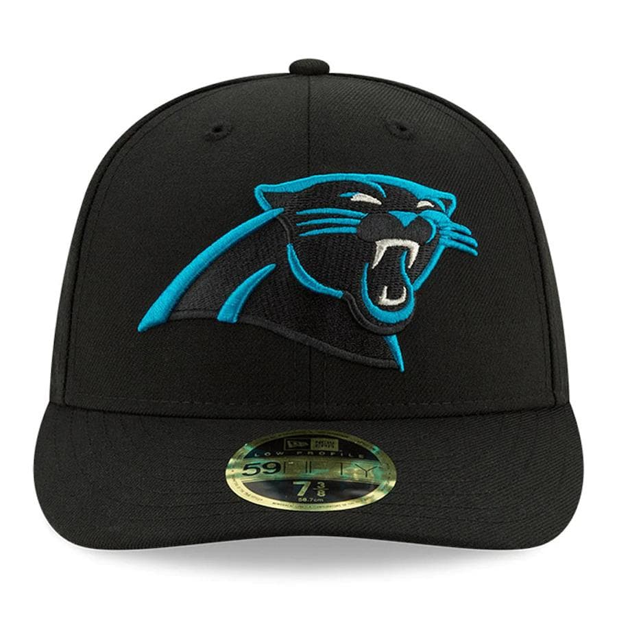 New Era Carolina Panthers Black Omaha Low Profile 59FIFTY Fitted Hat - Image 2