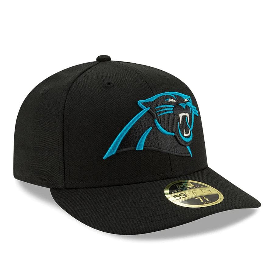 New Era Carolina Panthers Black Omaha Low Profile 59FIFTY Fitted Hat - Image 3