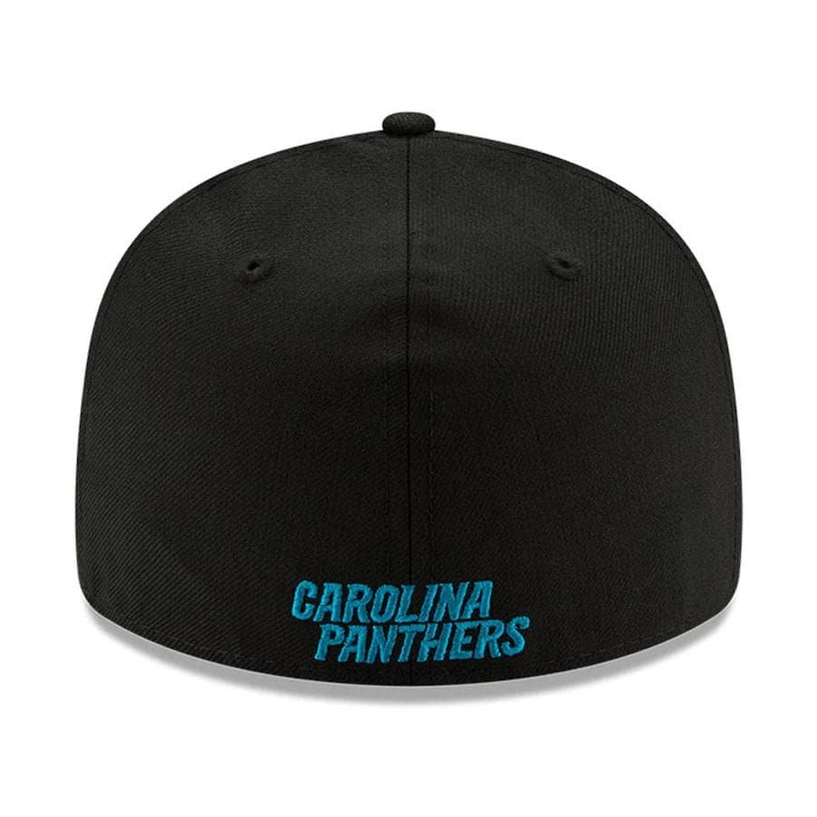 New Era Carolina Panthers Black Omaha Low Profile 59FIFTY Fitted Hat - Image 4