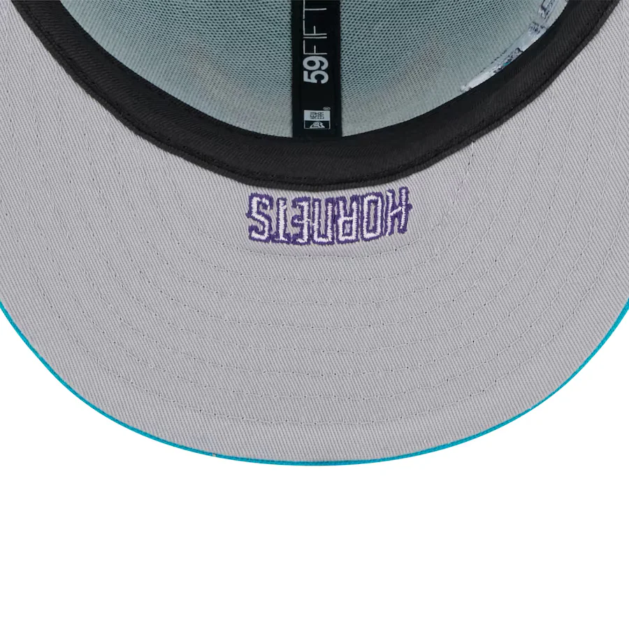 New Era Charlotte Hornets Side Arch Jumbo 59FIFTY Fitted Hat - Image 2