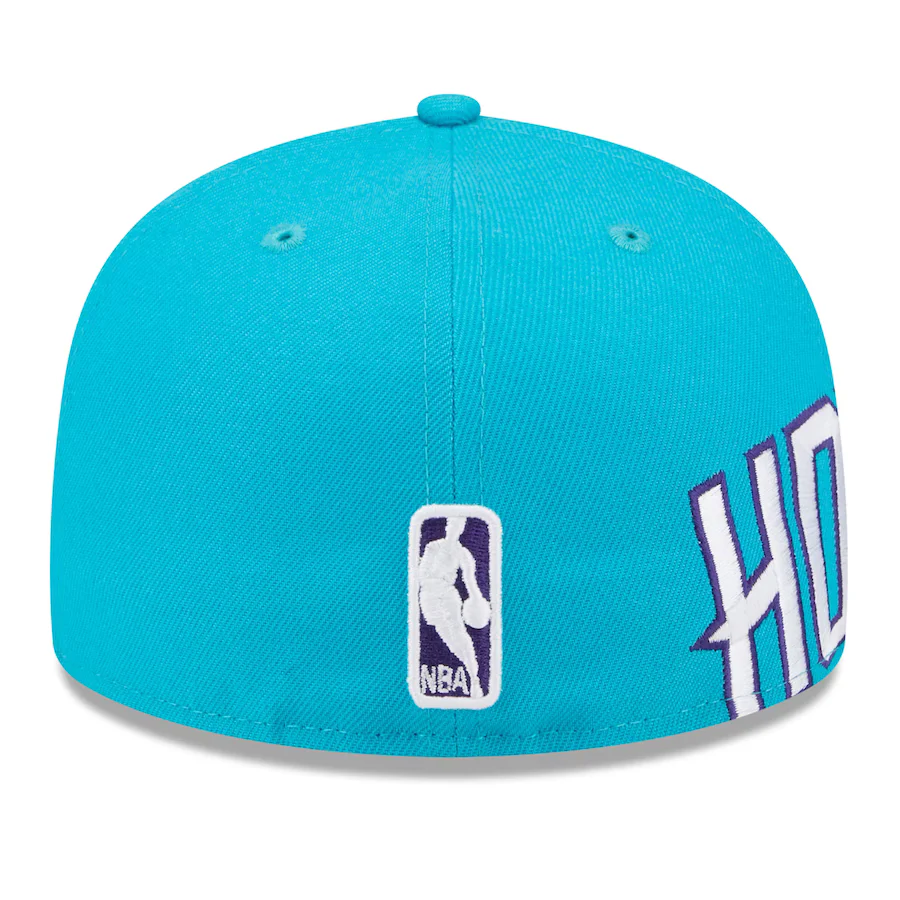 New Era Charlotte Hornets Side Arch Jumbo 59FIFTY Fitted Hat - Image 3
