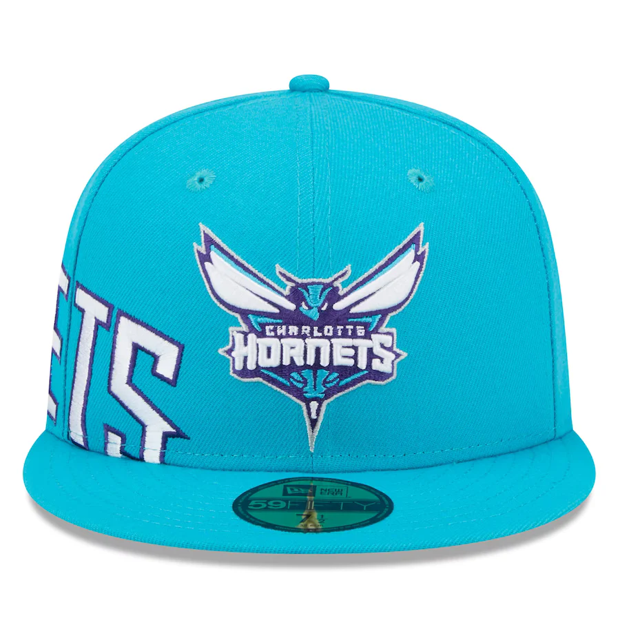 New Era Charlotte Hornets Side Arch Jumbo 59FIFTY Fitted Hat - Image 5