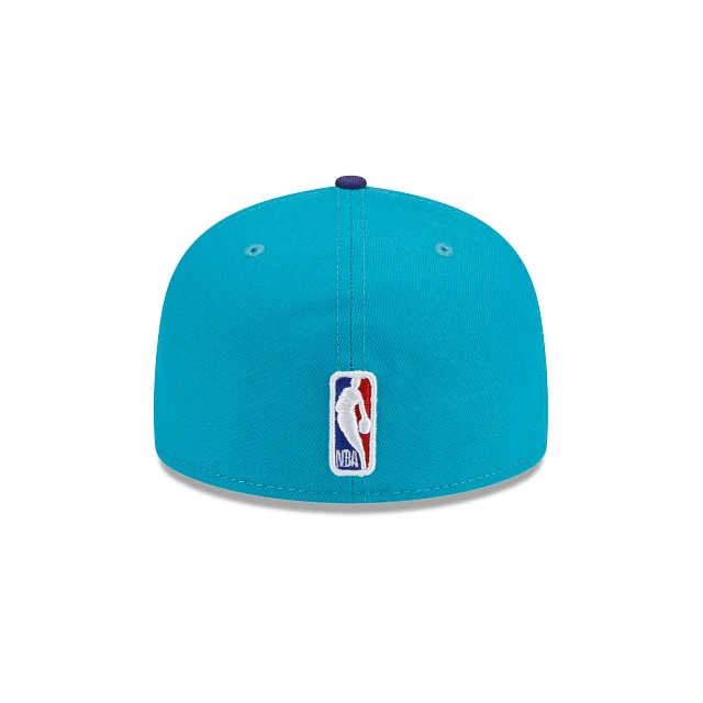 New Era Charlotte Hornets Two-Tone Hoops 59fifty Fitted Hat - Image 4