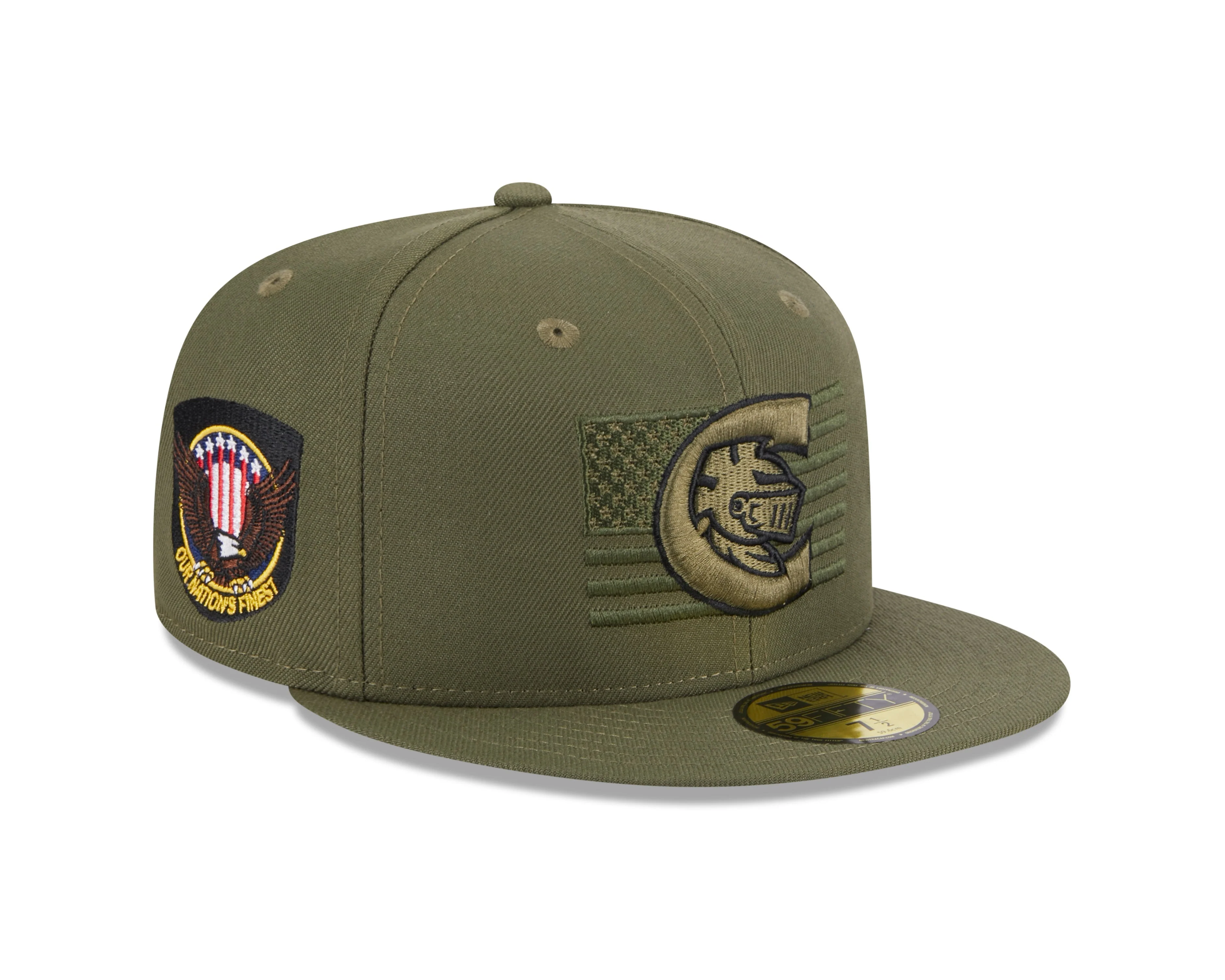 New Era Charlotte Knights Armed Forces Day 2023 59FIFTY Fitted Hat - Image 2