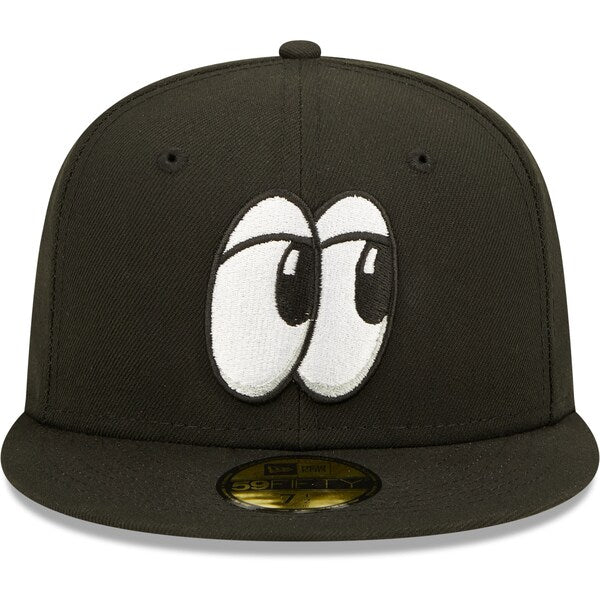 New Era Chattanooga Lookouts Black Alternate Authentic Collection 59FIFTY Fitted Hat - Image 2