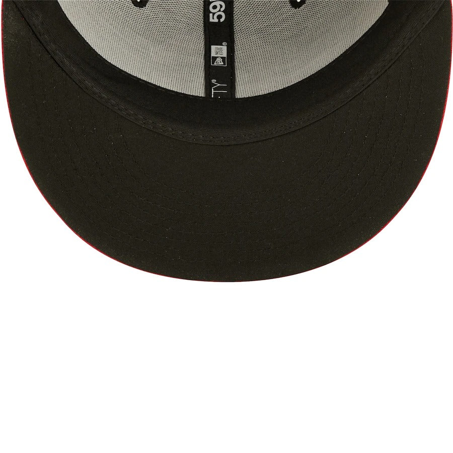 New Era Chattanooga Lookouts Black Road Authentic Collection 59FIFTY Fitted Hat - Image 2