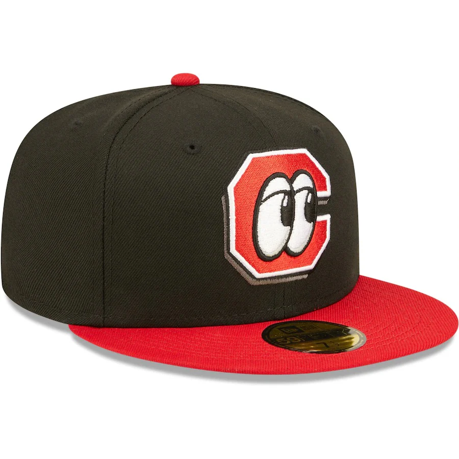 New Era Chattanooga Lookouts Black Road Authentic Collection 59FIFTY Fitted Hat - Image 4