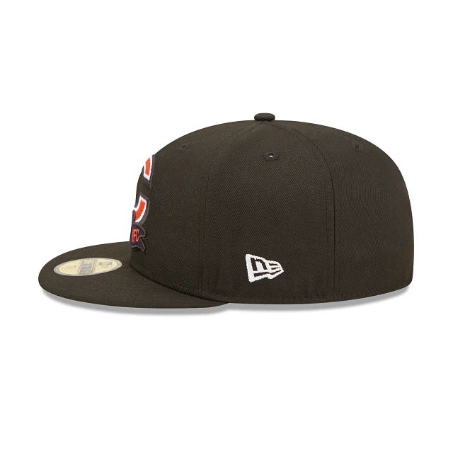 New Era Chicago Bears 2022 Sideline Black 59FIFTY Fitted Hat - Image 5