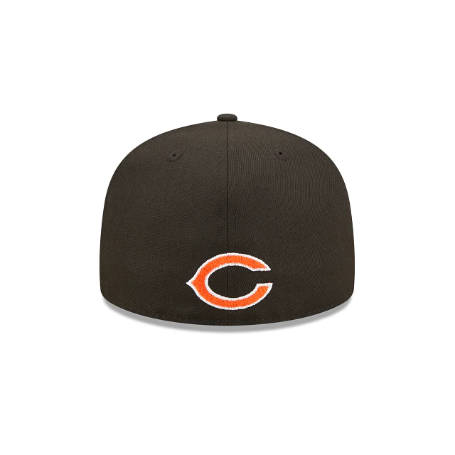 New Era Chicago Bears 2022 Sideline Black 59FIFTY Fitted Hat - Image 6