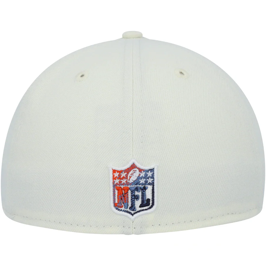 New Era Chicago Bears Cream Chrome Color Dim 59FIFTY Fitted Hat - Image 3