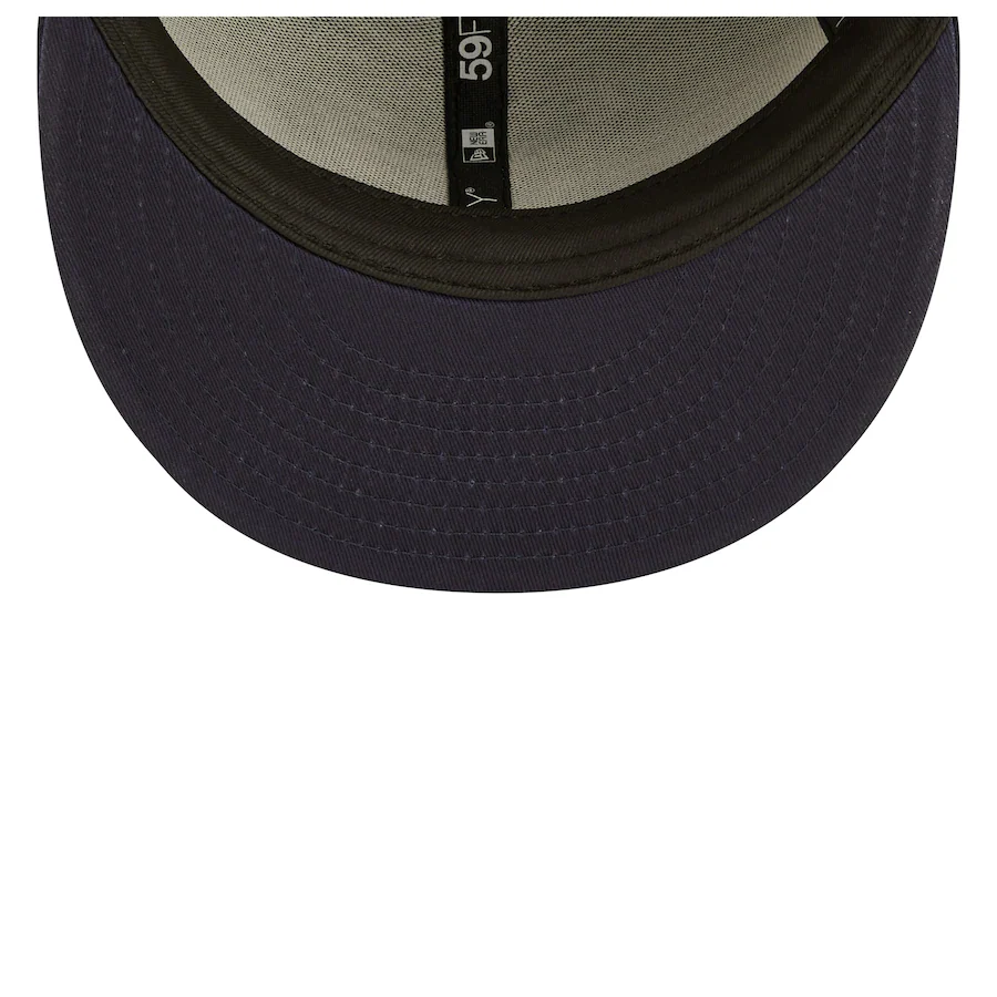 New Era Chicago Bears Navy Tonal 2022 Sideline 59FIFTY Fitted Hat - Image 2