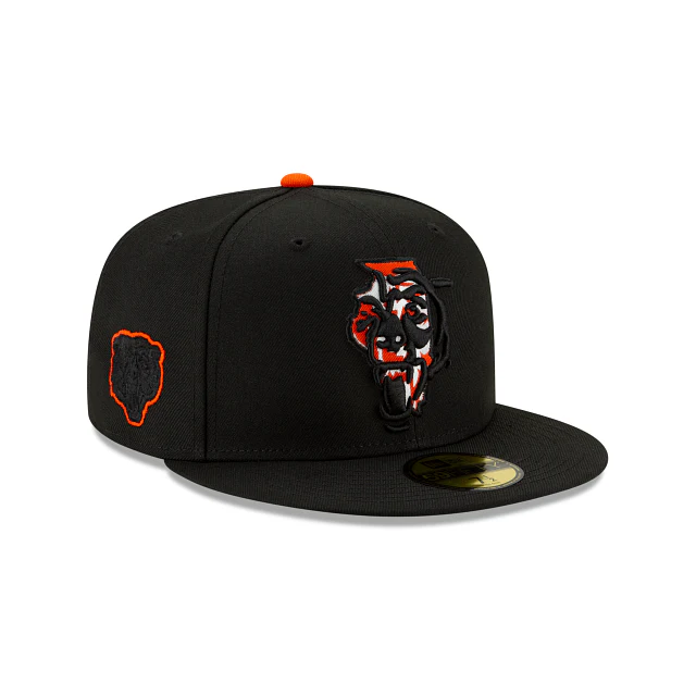 New Era Chicago Bears State Logo Reflect Fitted Hat - Image 7