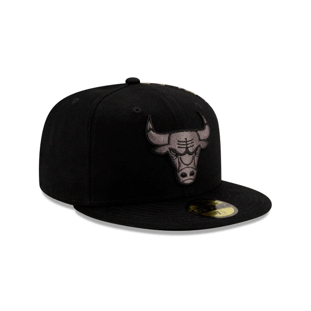 New Era Chicago Bulls Camo Panel 59Fifty Fitted Hat - Image 3