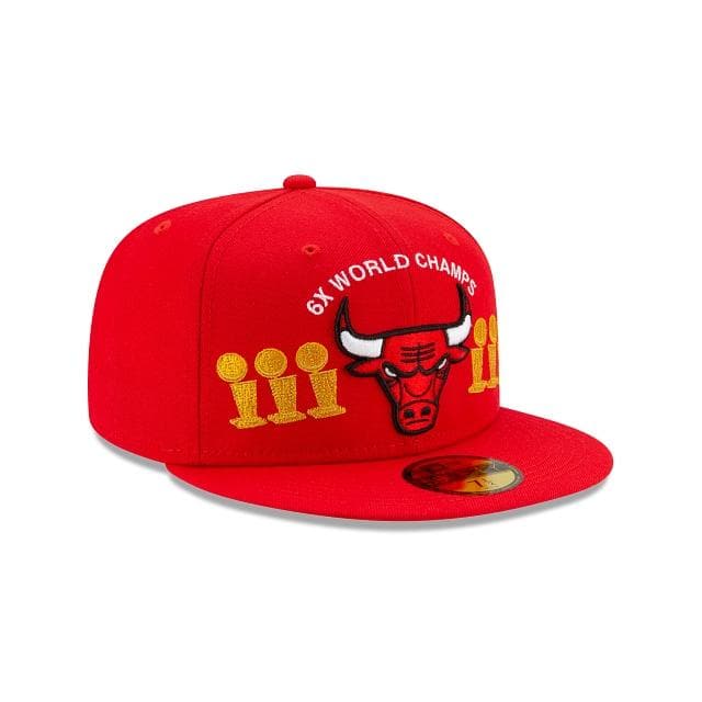 New Era Chicago Bulls Custom Trophy 2021 59FIFTY Fitted Hat - Image 5