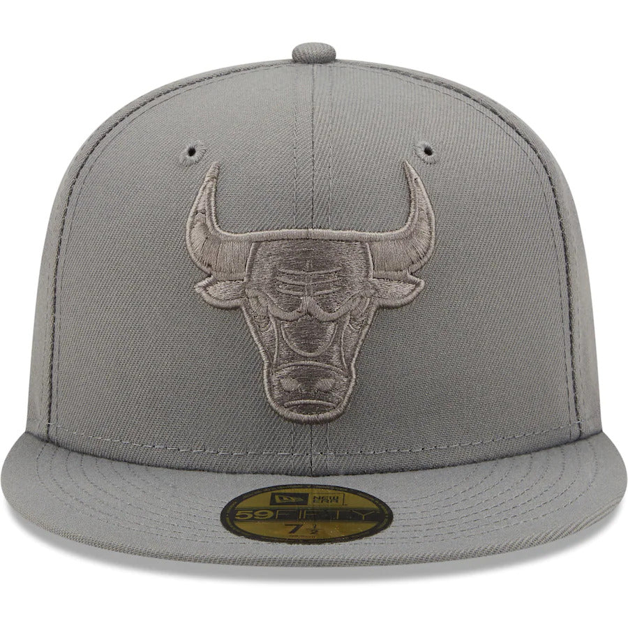 New Era Chicago Bulls Gray Color Pack 59FIFTY Fitted Hat - Image 2