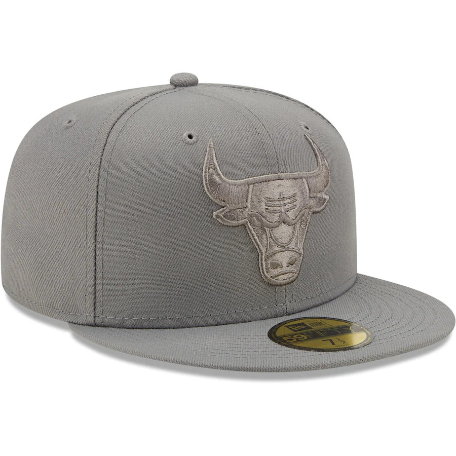 New Era Chicago Bulls Gray Color Pack 59FIFTY Fitted Hat - Image 3