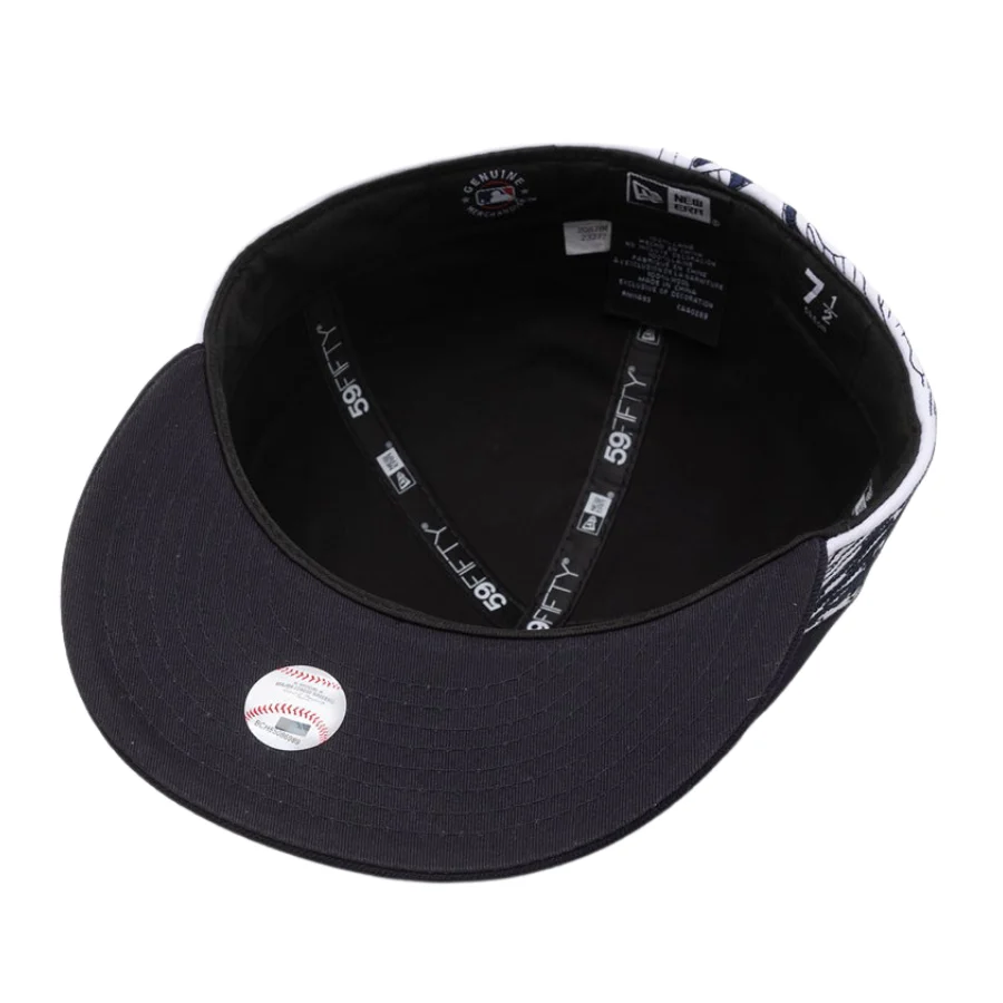 New Era Chicago Bulls Ocean Wave Navy 59FIFTY Fitted Hat - Image 6