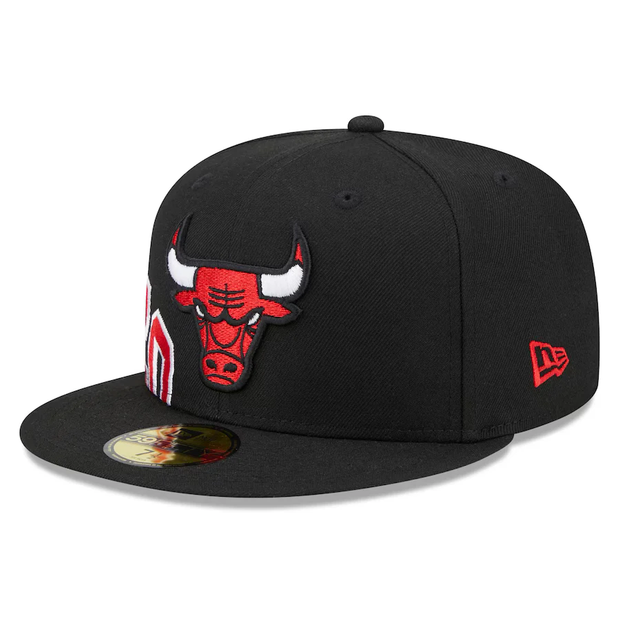 New Era Chicago Bulls Side Arch Jumbo 59FIFTY Fitted Hat - Image 4