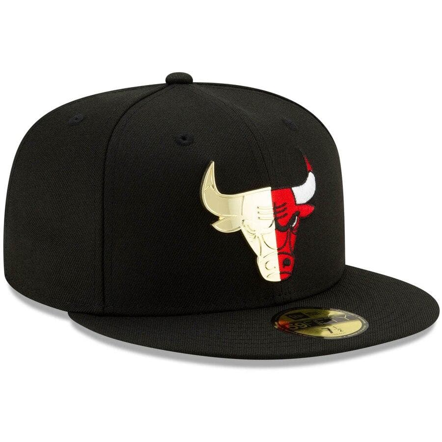 New Era Chicago Bulls Split Metal & Thread 59FIFTY Fitted Hat - Image 4