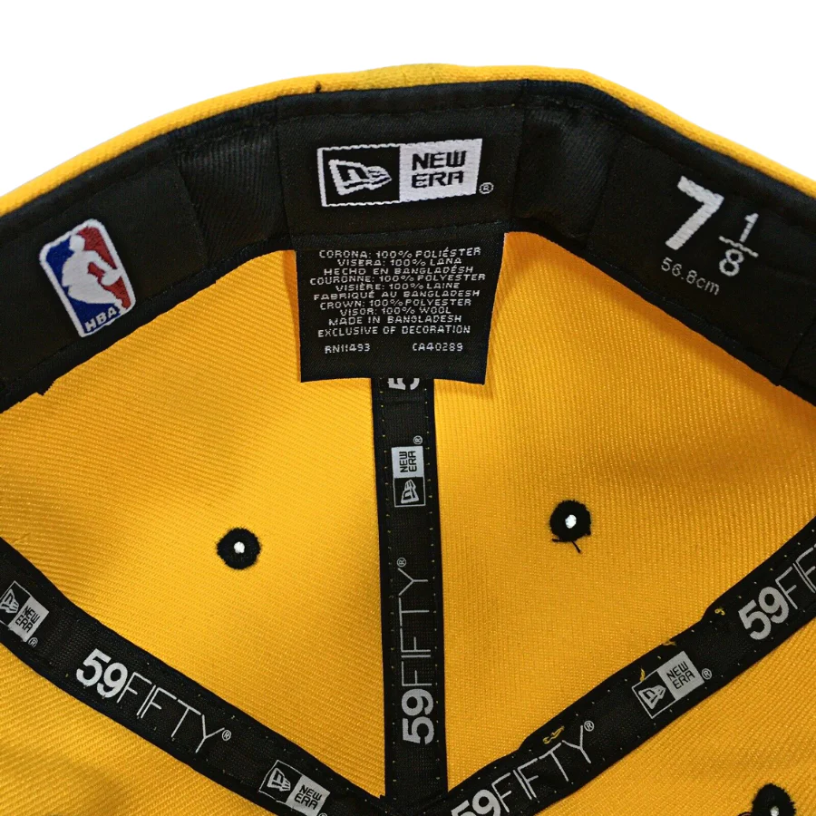New Era Chicago Bulls Yellow/Red/Black 59FIFTY Fitted Hat - Image 3