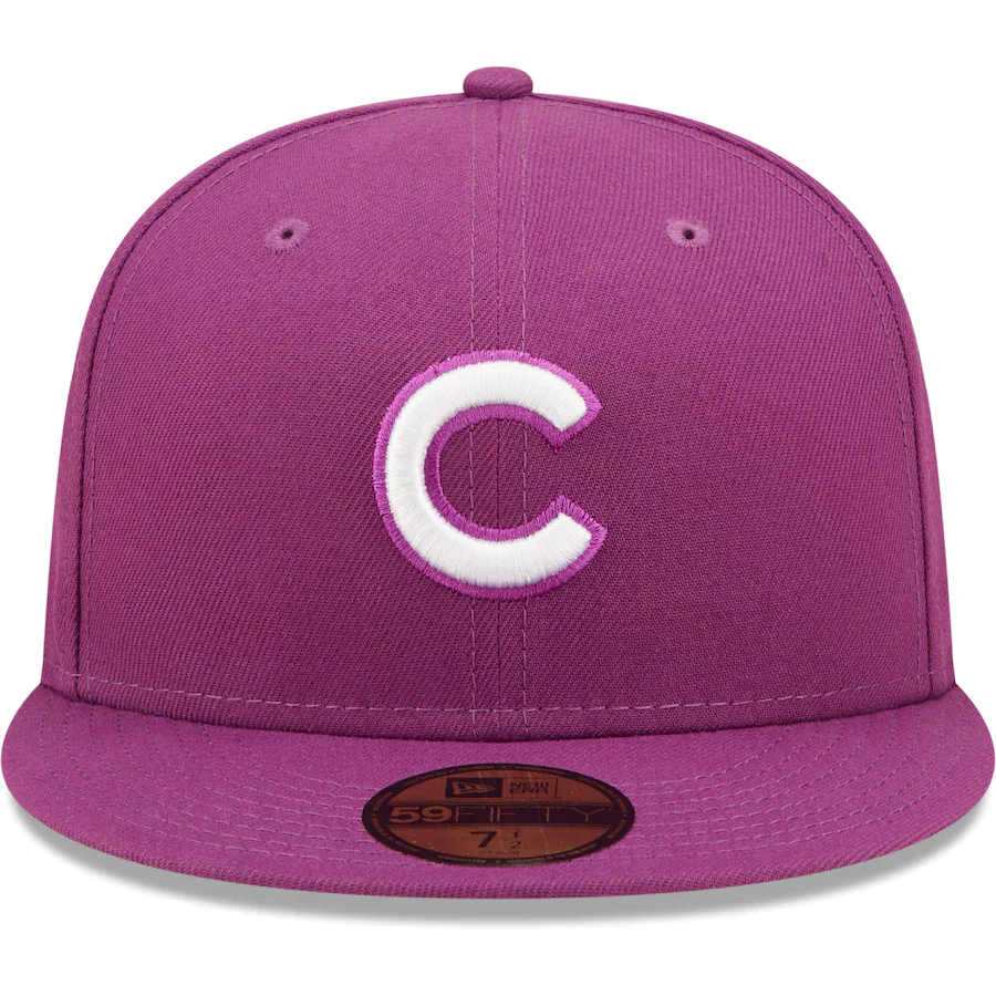 New Era Chicago Cubs Grape Logo 59FIFTY Fitted Hat - Image 5