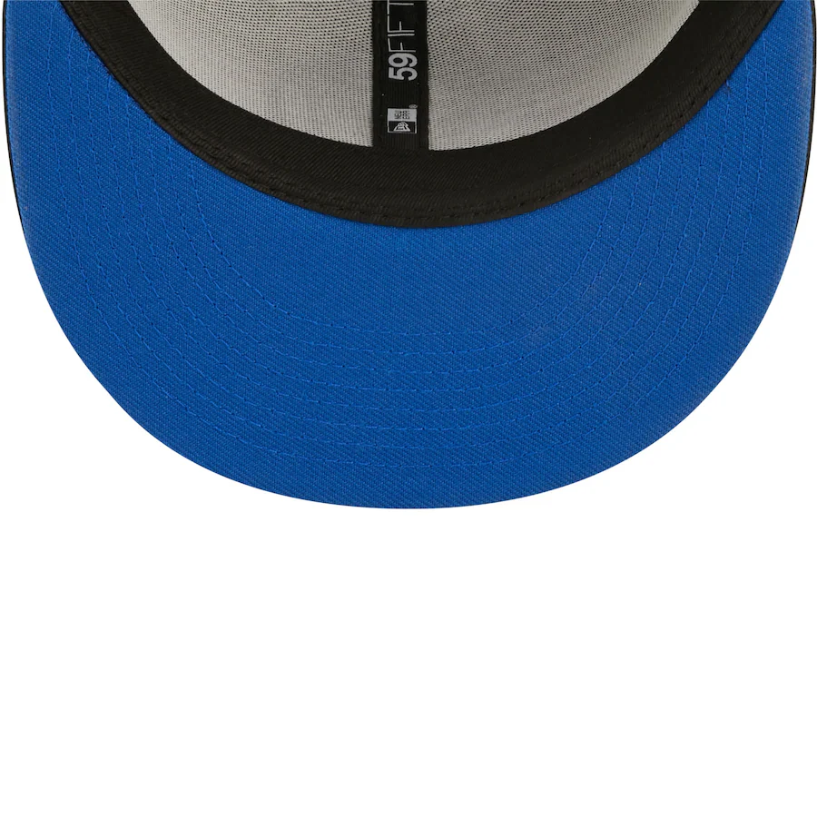 New Era Chicago Cubs Wrigley Field Gray/Black Blue Undervisor 2022 59FIFTY Fitted Hat - Image 2
