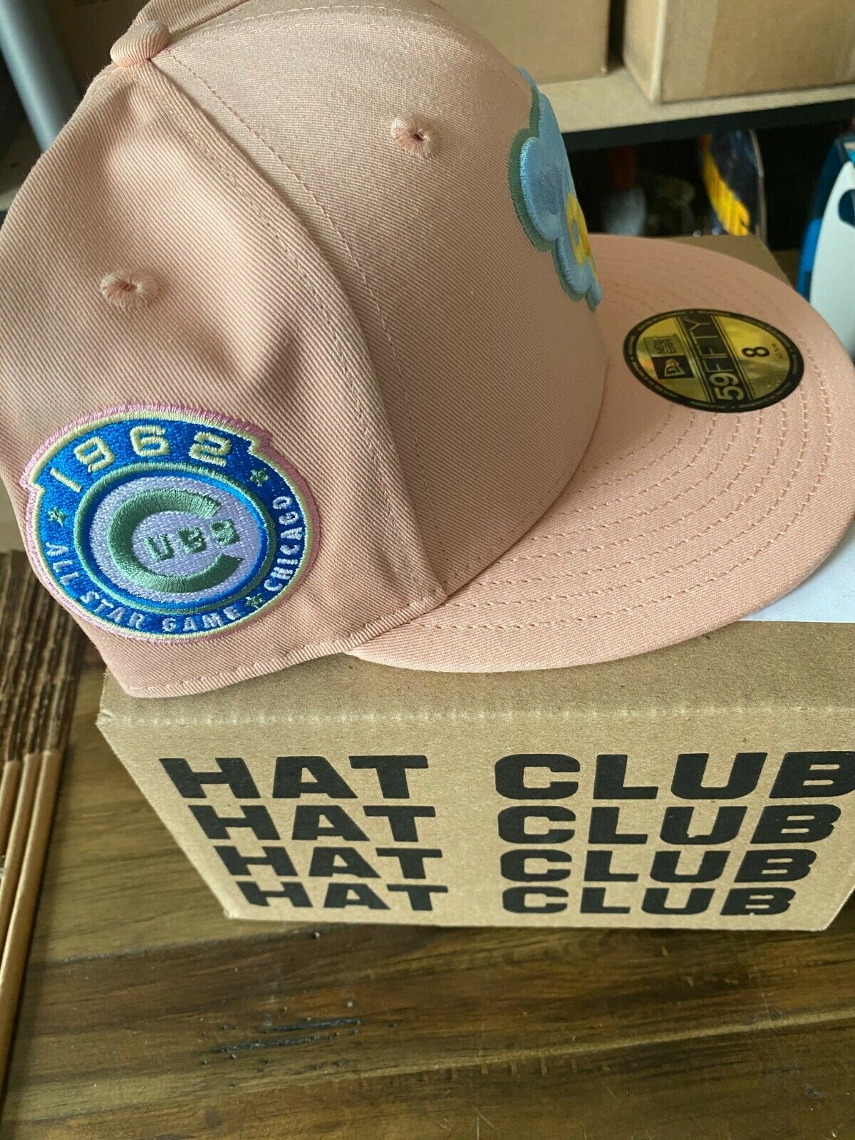 New Era Chicago Cubs Pink Sugar Shack 59FIFTY Fitted Hat - Image 4