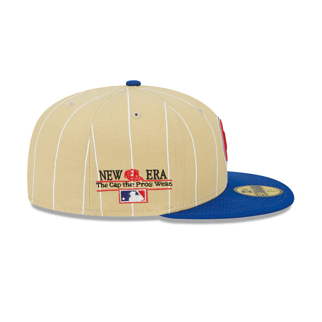 New Era Chicago Cubs Pinstripe '59FIFTY Day' 2023 59FIFTY Fitted Hat - Image 4