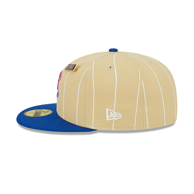 New Era Chicago Cubs Pinstripe '59FIFTY Day' 2023 59FIFTY Fitted Hat - Image 5