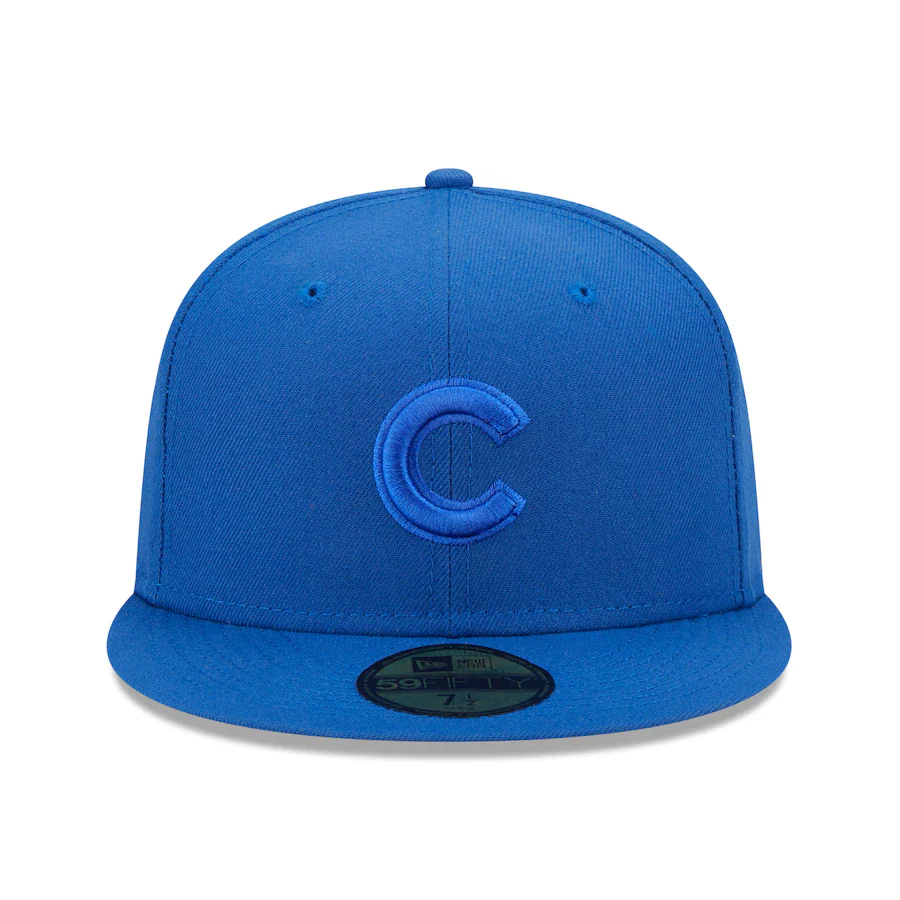 New Era Chicago Cubs Royal Blue Tonal 59FIFTY Fitted Hat - Image 5